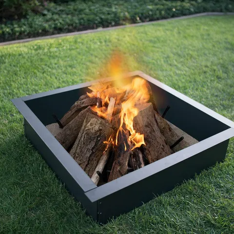 Outdoor Living 36" Fire Ring, Square Bonfire Liner