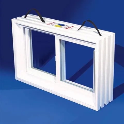 Duo-Corp PNP Slider White Glass/Vinyl Window 16 in wide · 31-7/8 in long 1 pk