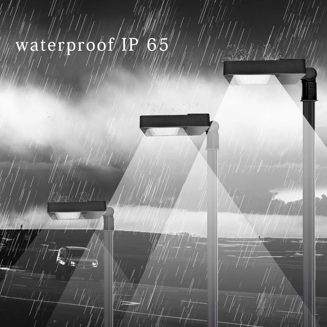 KAWELL LED Parking Lot Lights 80W-9600lm Outdoor LED Flood Lights 5000K LED Shoebox Lights - Slip Fit Mount Commercial Street Area Light for Stadium, Parking Lot, Roadways, photo 4 of 7