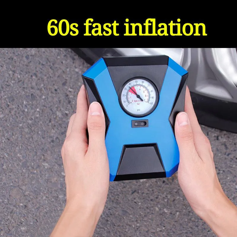 Novashion Car Air Pump Portable Air Compressor Pump Auto Electric Tire Inflator Pump + Gauge/LED Screen Display 12V 100/150 PSI Tire Pump for Car, Truck, SUV, Motorcycle, Bicycle, Ball and Other Inflatables, photo 2 of 10