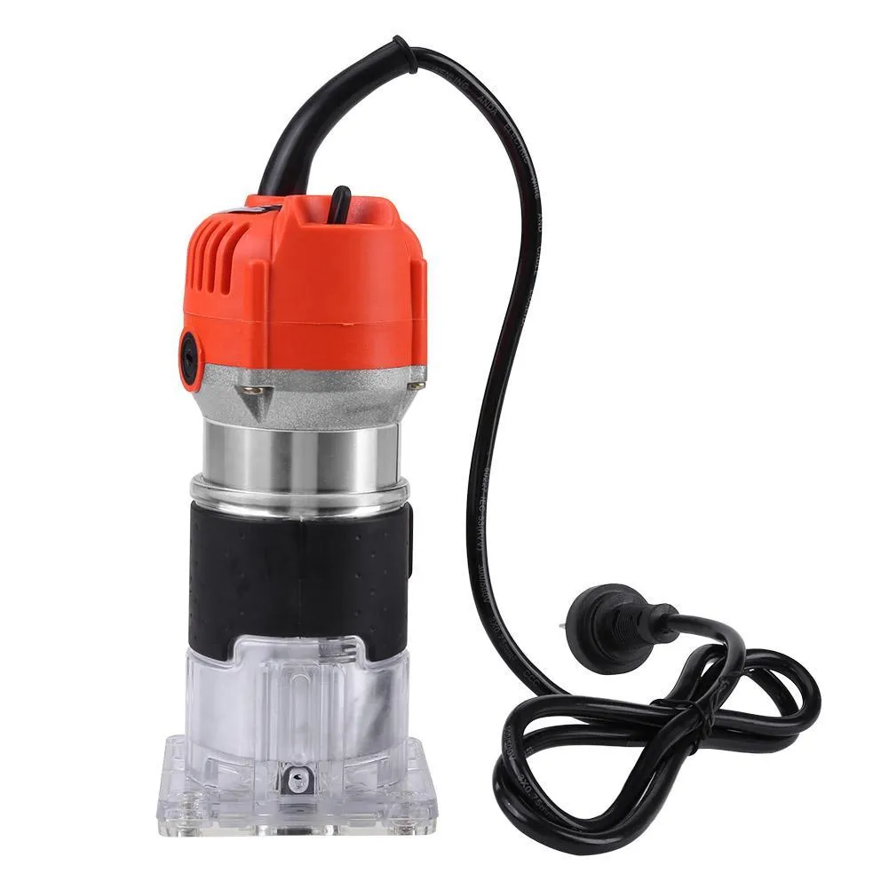 Anauto 110V 30000R/MIN Electric Hand Trimmer Wood Laminator Router Tool Set (US plug), Electric Hand Trimmer, Woodworking Tools, photo 4 of 9