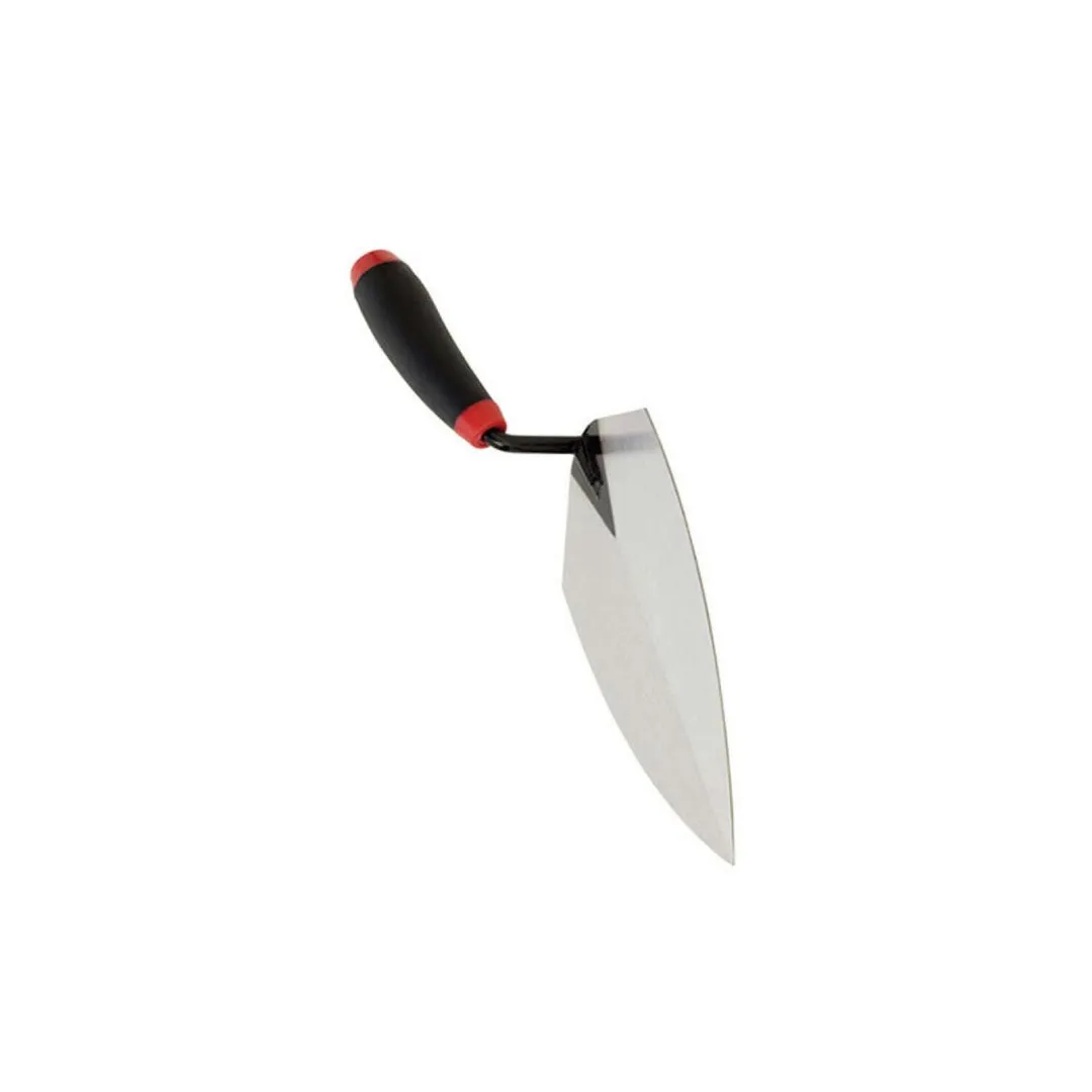Hyde MaxxGrip 10 in. W X 15 in. L Carbon Steel Philadelphia Brick Trowel, photo 2 of 2