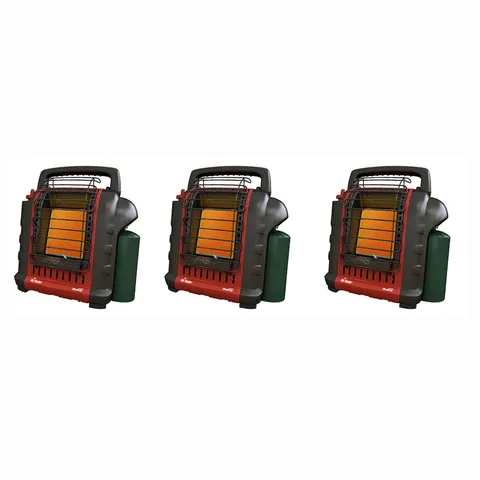 Portable Buddy Outdoor Camping, Hunting Propane Gas Heater (3 Pack)