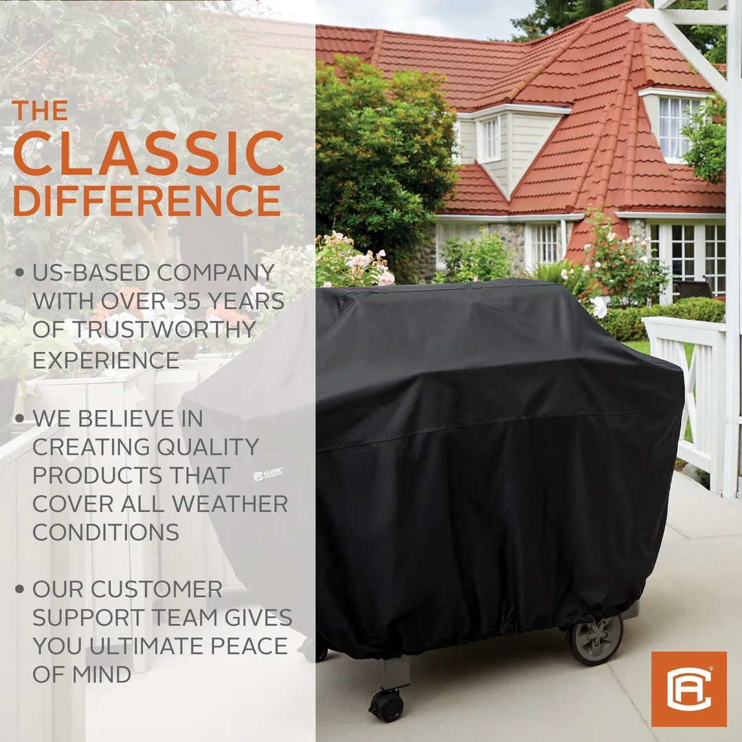 Classic Accessories Water-Resistant 30 Inch Full Coverage Square Fire Pit Cover, photo 5 of 9