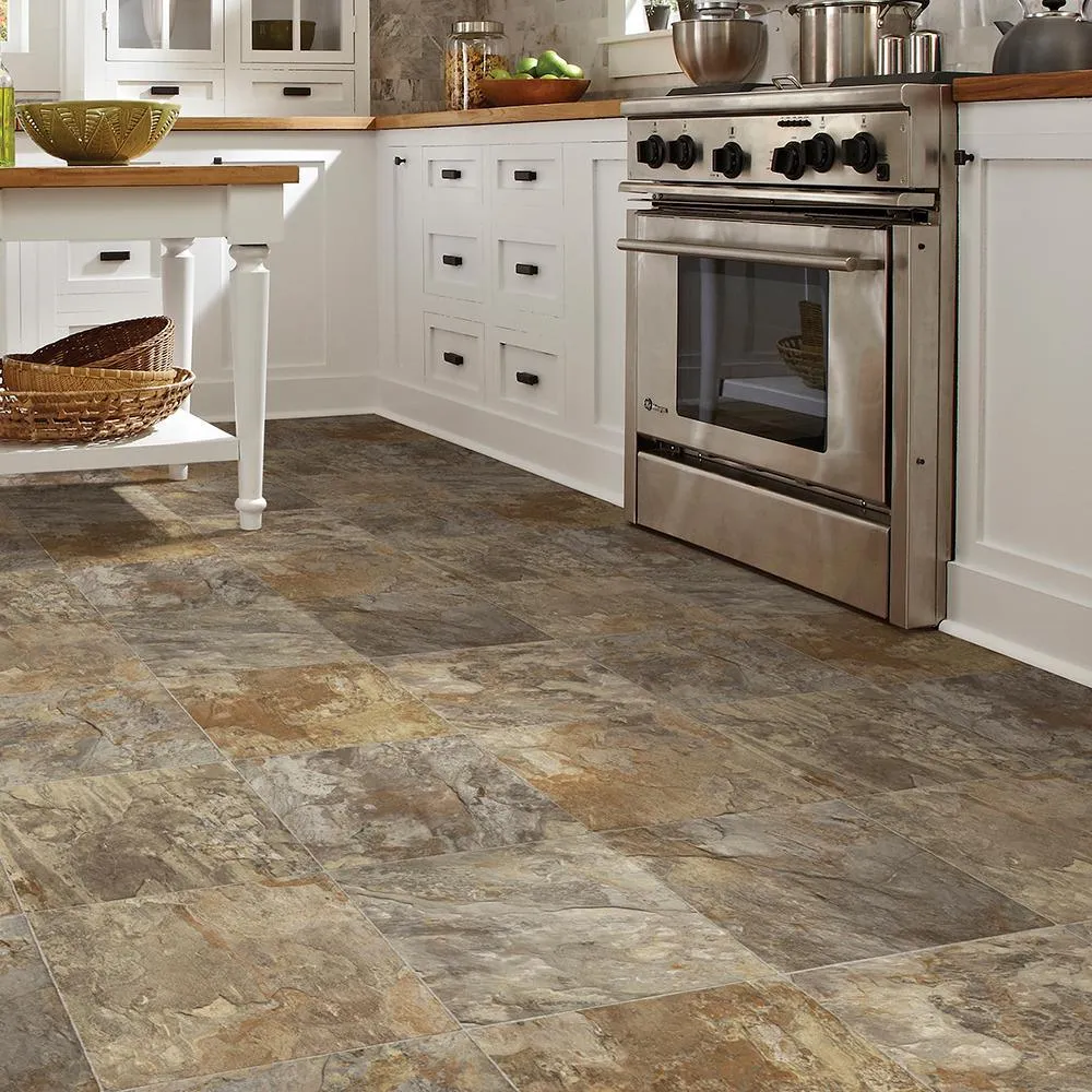 IVC Fowler Tile Residential Vinyl Sheet, Sold by 13.2 ft. Wide x Custom Length, photo 2 of 11