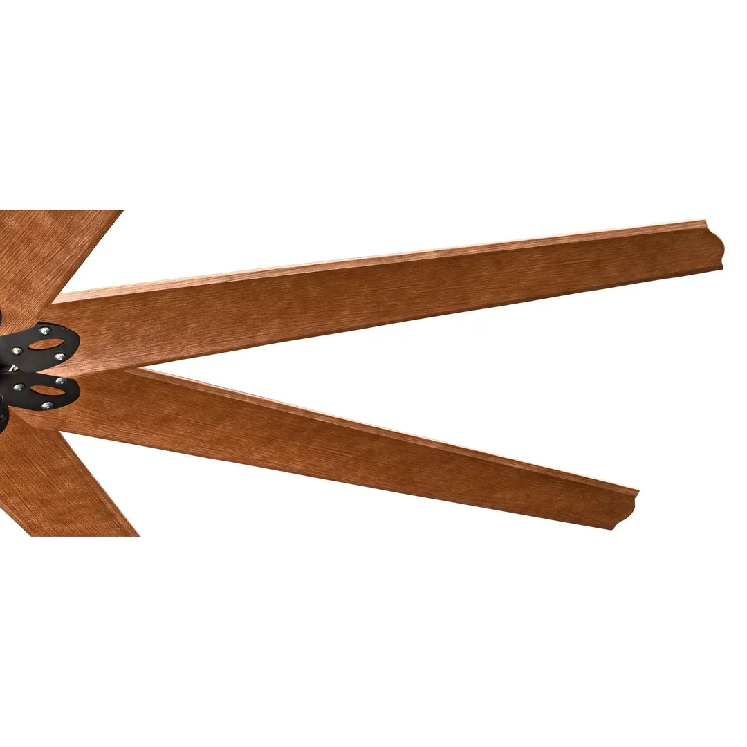 Casa Vieja 72" Casa Vieja Outdoor Ceiling Fan with Remote Control Large English Bronze Cherry Damp Rated for Patio Porch, photo 8 of 8