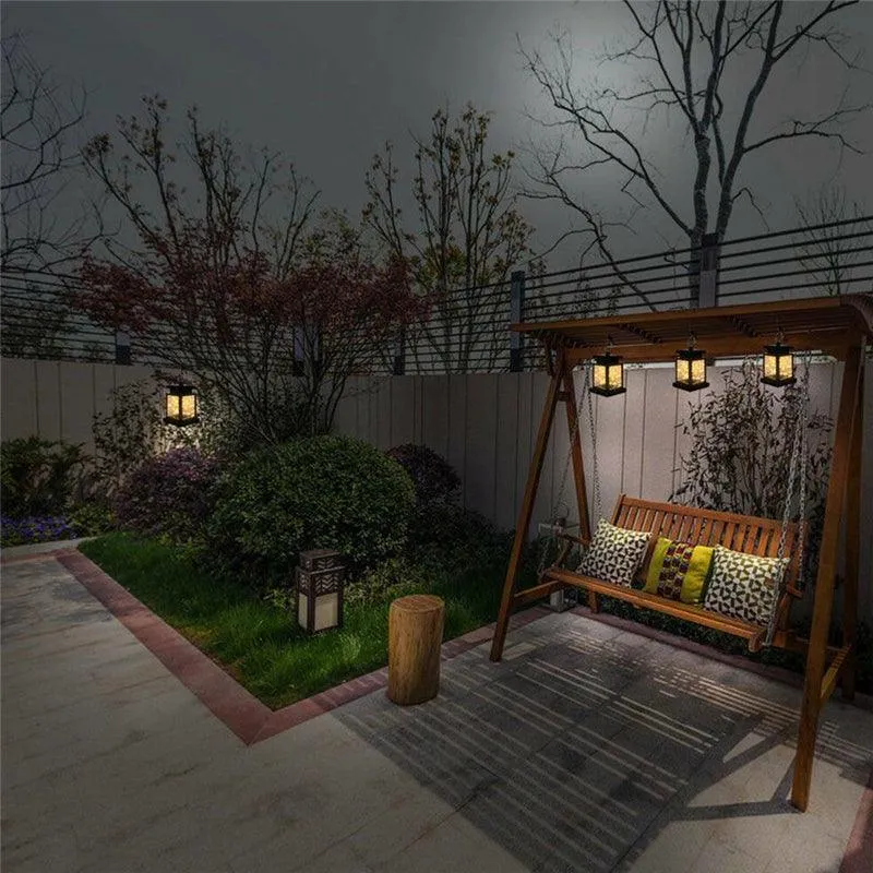 Stoneway Solar Lanterns Outdoor Hanging, Waterproof Decorative Landscape Solar Table Lights Yard Garden Patio Warm White Lamps for Indoor Tabletop Desk Solar Hanging Light 6 Pack, photo 11 of 12