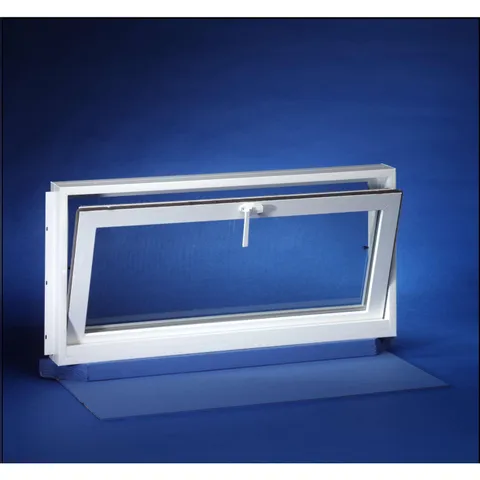 Duo-Corp Aristoclass Hopper White Glass/Vinyl Window 15-1/4 in wide · 32-1/8 in long 1 pk