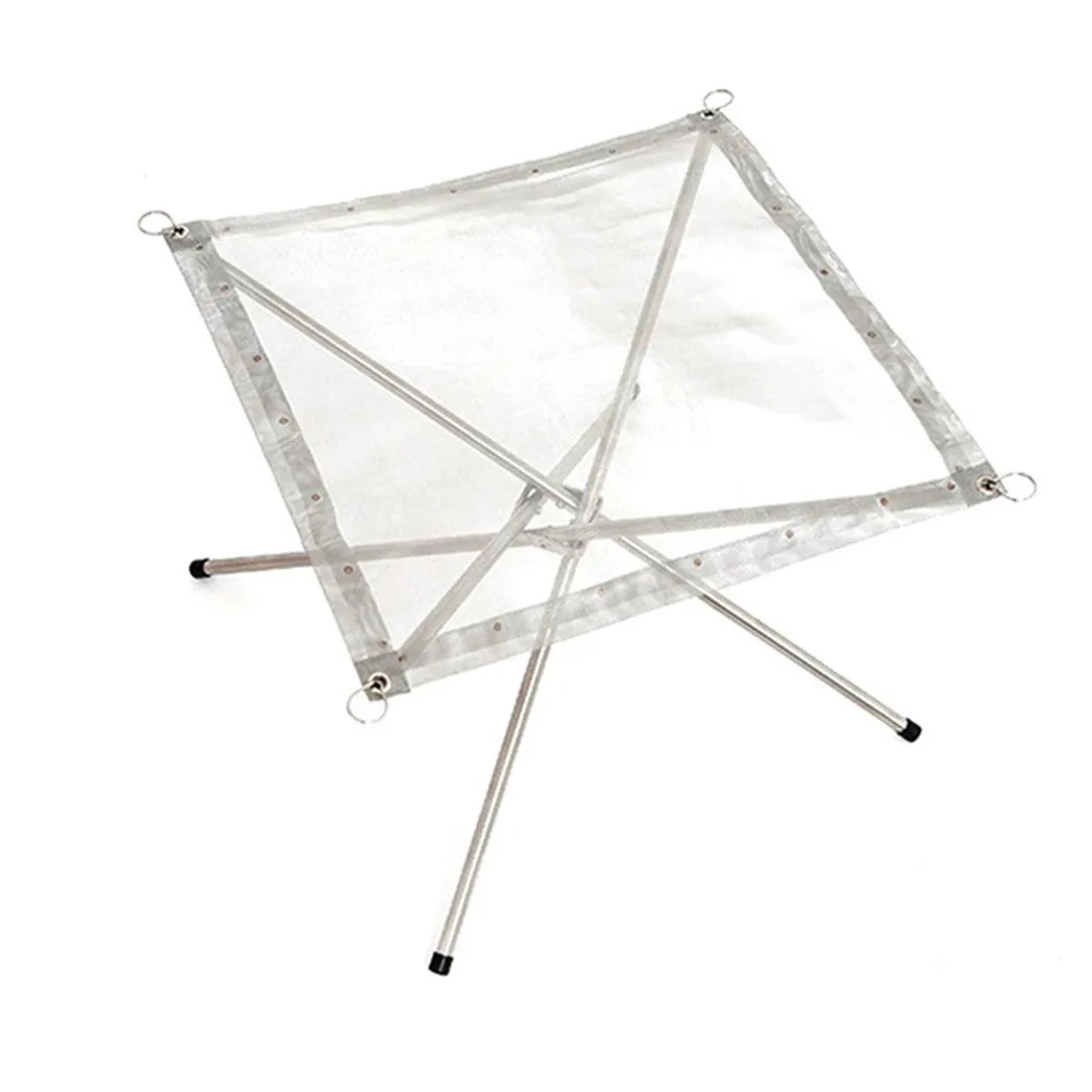 KUDOSALE 16.5 inch Portable Outdoor Fire Pit ,Collapsing Steel Mesh Fireplace - Perfect for Camping, Backyard and Garden - Carrying Bag Included, photo 2 of 6