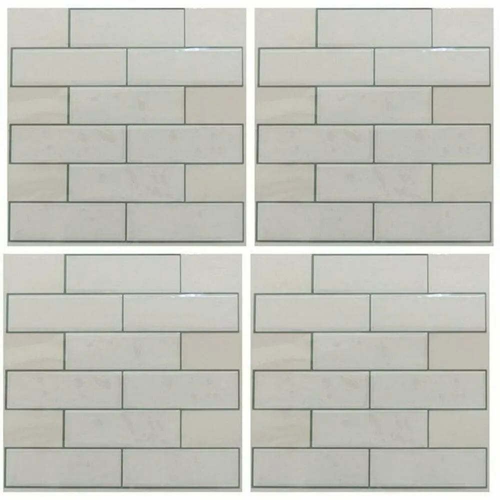 ROOMMATES WHITE SUBWAY STICKTILES, photo 5 of 5