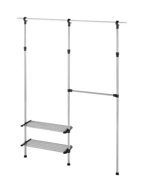 Whitmor 76 in high · 10 in wide · 50 in long Plastic/Steel Closet Organizer 1 pk