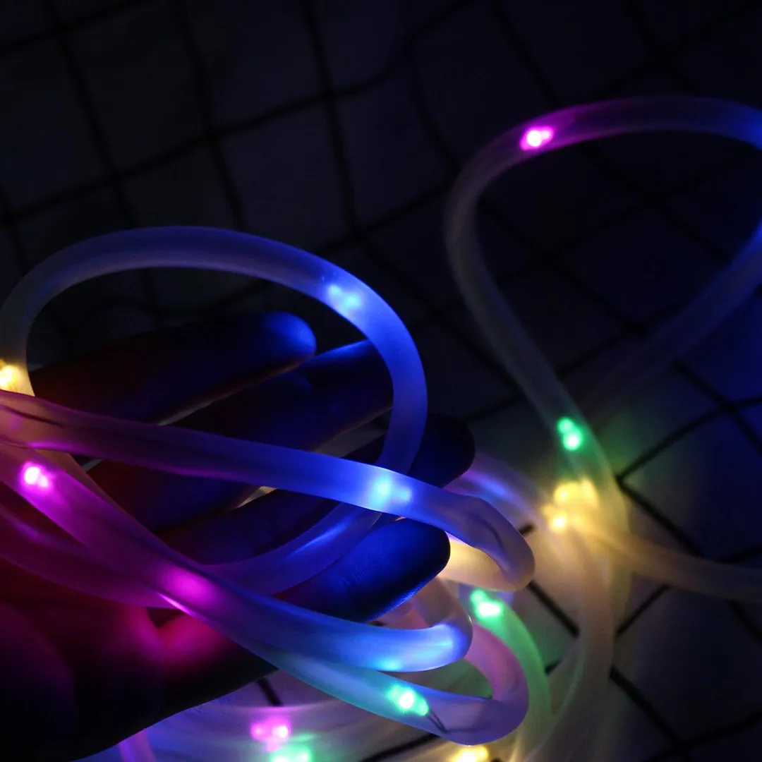 Novashion 100 LEDs 39FT(12M) Solar Rope Tube Lights Waterproof RGB String Light with 8 Lighting Mode Outdoor Garden Lamp Christmas Wedding Party Decor, photo 15 of 18
