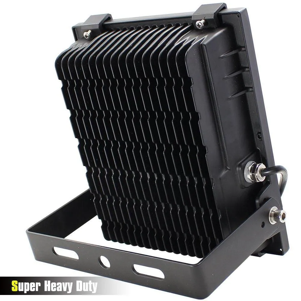 TORCHSTAR 50W Outdoor LED Flood Light 150W HID Bulb Equivalent COB LED FloodLight, Security Light for Landscape, Building, Stadium, Accent, General Area Lighting, 6000K Daylight, photo 2 of 7