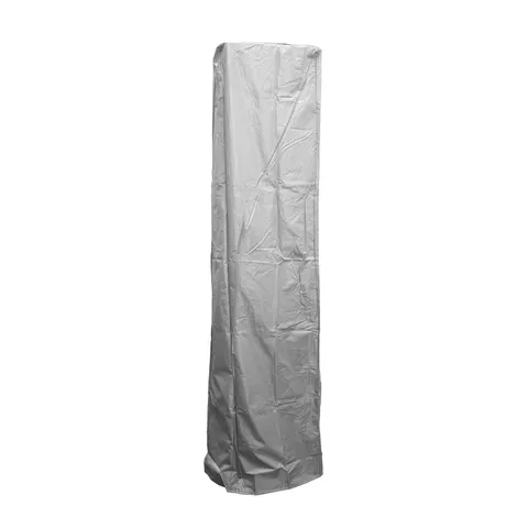 AZ Patio Heaters Square Glass Tube Patio Heater Cover in Silver