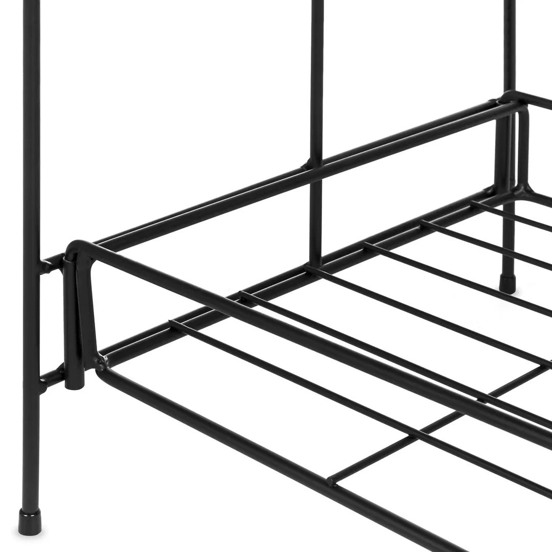 Best Choice Products 32in 2-Tier Indoor Outdoor Multipurpose Metal Plant Stand Rack, Decorative Flower Pot Display Shelf, photo 5 of 6