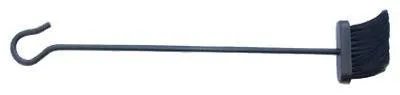 2PK-30" Black Steel Construction Fireplace Brush