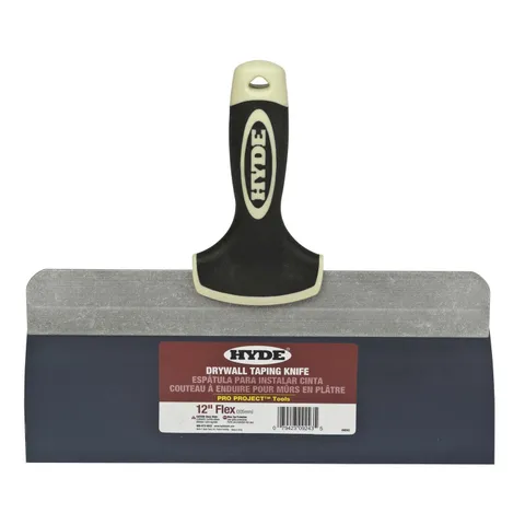 Hyde Pro Project Blue Steel Taping Knife 12 in wide · 10.3 in long