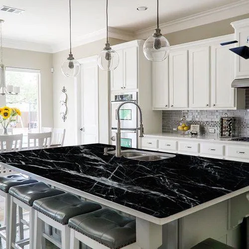 AkoaDa Black Imitation Marble  Countertops Wallpaper for Furniture Kitchen Cabinets Cupboard Shelf Liner Decorative Adhesive Sticker Paper, photo 8 of 8