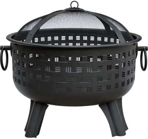 Landmann 26112 Garden Lights Brunswick Firepit, Black
