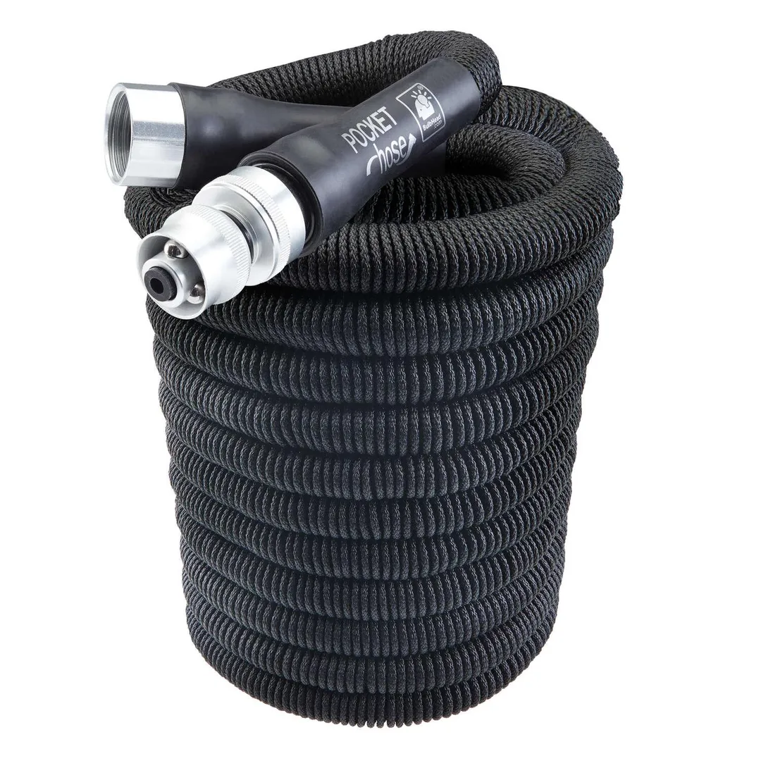 Pocket Hose Silver Bullet 3/4 in. D X 75 ft. L Light Duty Expandable Lightweight Garden Hose Black, photo 2 of 2