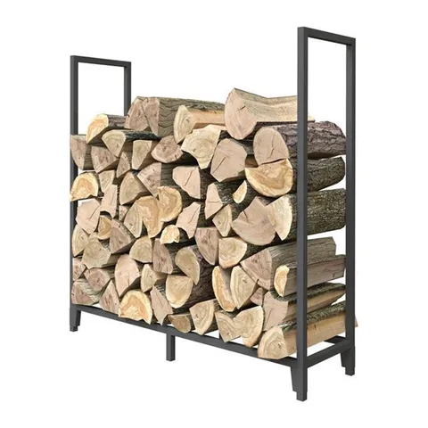 Products 4867289 Black Powder Coated Steel Log Rack