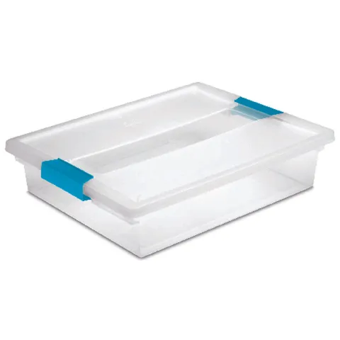 Sterilite 3.25 in high · 11 in wide · 14 in deep Stackable Clip Storage Box