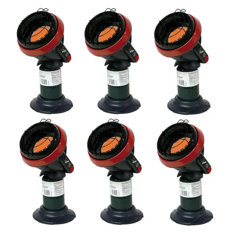 F215100 Portable Little Buddy Propane Heater (3,800 BTU) (6-Pack)