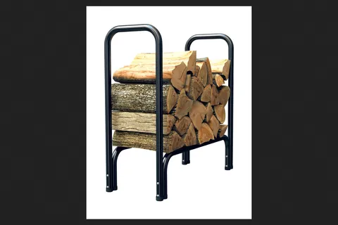 Log Rack Tube Stl2ft Blk