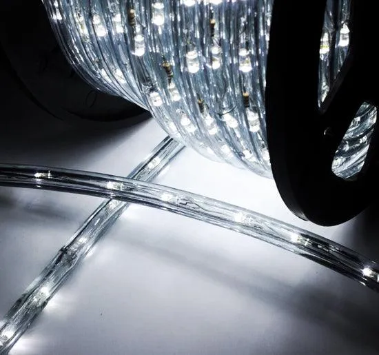 Ainfox 110V 150 Ft. 2 Wire Led Rope Lights,Christmas Lights Waterproof Indoor Outdoor Use for Backyard Party Christmas Thanksgiving Decoration(Cold White), photo 3 of 4