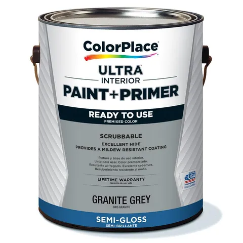 ULTRA Interior Paint & Primer, Granite Gray, Semi-Gloss, 1 Gallon