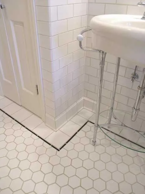 WS Tiles - Value Matte White 10.5 in. x 10.5 in. Porcelain 2" Hexagon Mosaic Floor & Wall Tile (9 sq. ft / Case), photo 7 of 8