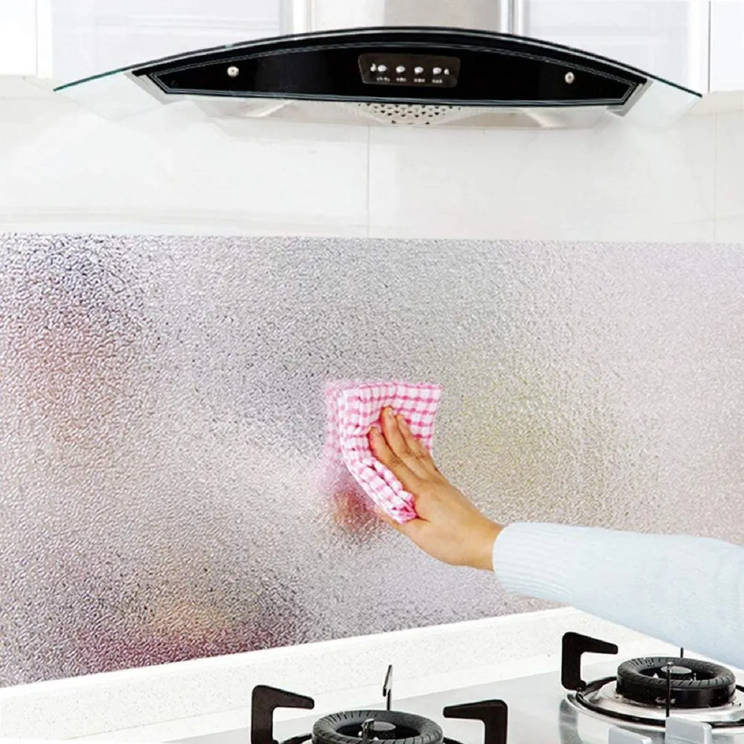 Stoneway Waterproof Oil-Proof Kitchen Wall Sticker, Self Adhesive Kitchen Backsplash Wallpaper Stove Wall Stickers, 15.7x78.7/15.7x118/15.7x196.8 inches, photo 3 of 8