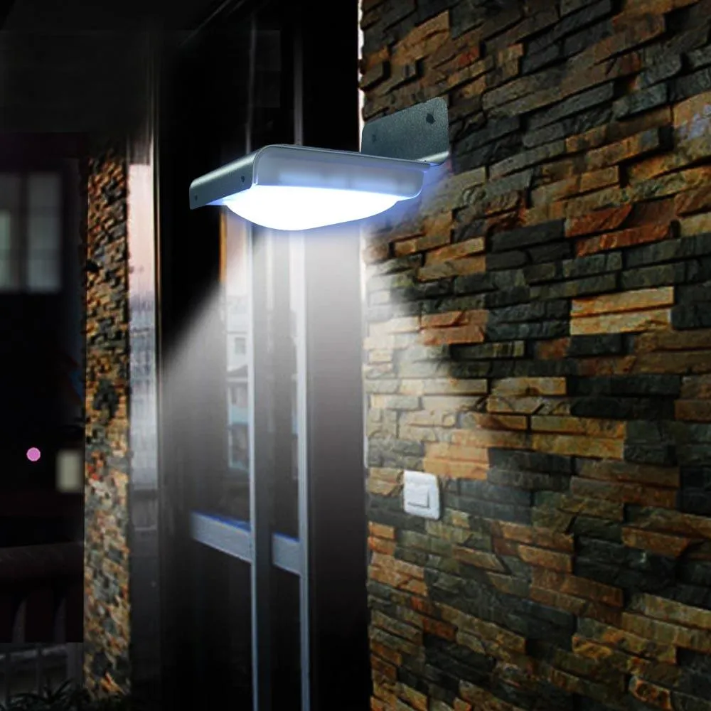 Yescom 16 LED Outdoor Solar-Powered Motion Sensor Light IP65 Water Resistant Exterior Wireless Security Garden Wall Lamp, photo 3 of 6