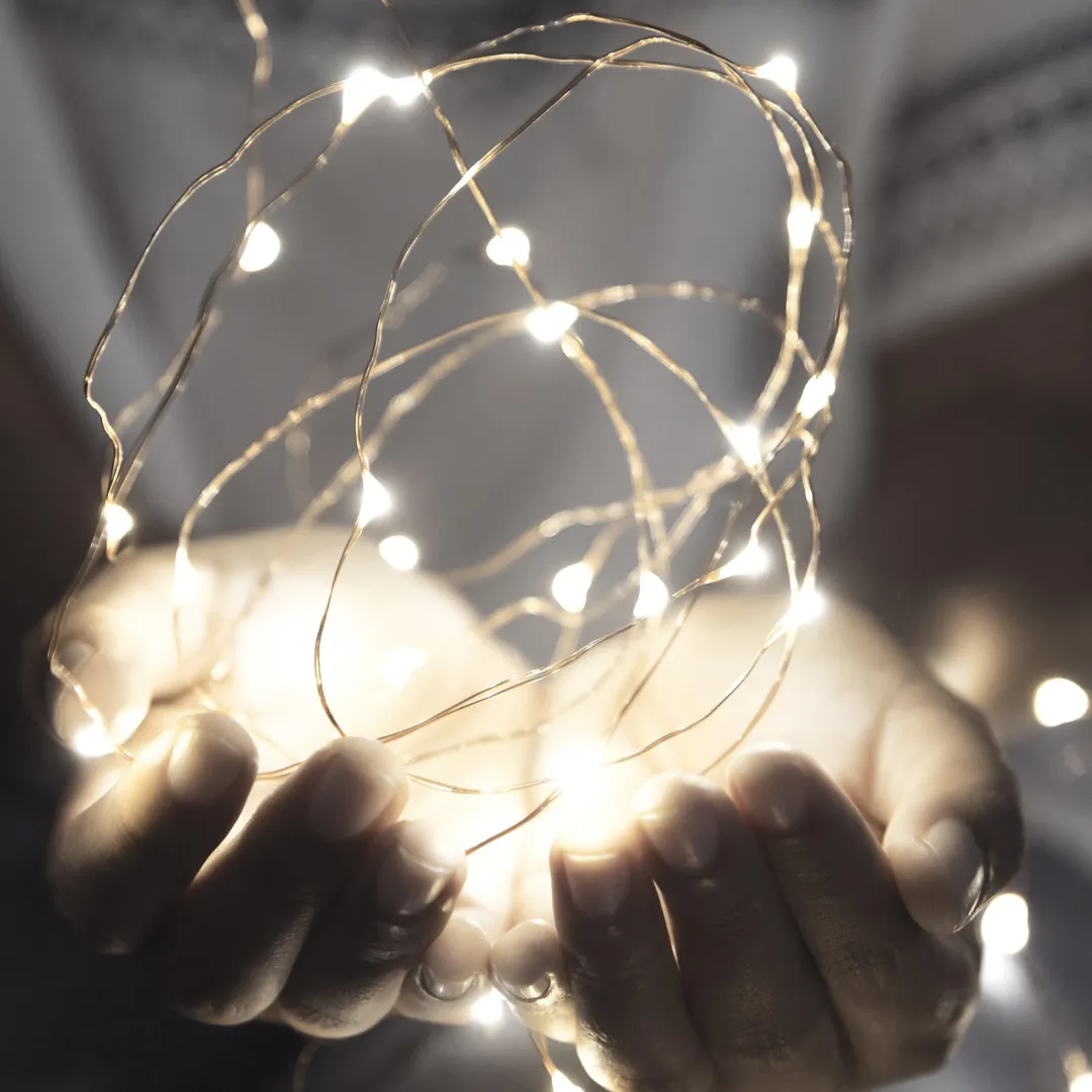 Pure Garden Outdoor Starry Solar String Lights- Solar Powered Cool White Fairy 100 LED Lights with 8 Lighting Modes for Patio, Backyard, Events by Pure Garden, photo 6 of 7