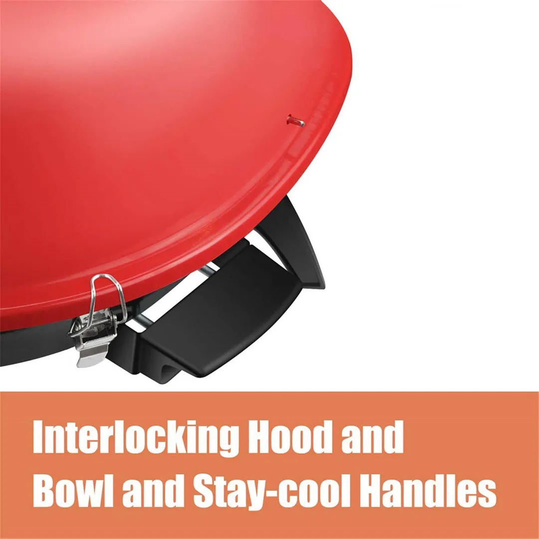 Techwood Electric BBQ Grill Indoor Outdoor Picnic Party Home Garden Camping Roasting Barbecue Stand Grill, photo 5 of 11