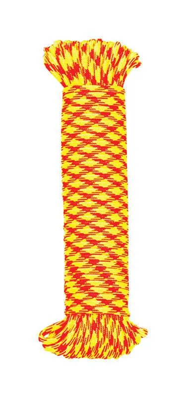 SecureLine 5/32 in. D X 50 ft. L Orange/Yellow Braided Nylon Paracord, photo 2 of 2