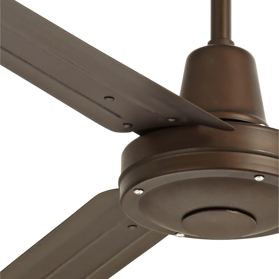 Casa Vieja 72" Casa Vieja Industrial Outdoor Ceiling Fan with Remote Large Oil Rubbed Bronze Damp Rated for Patio Porch, photo 3 of 7
