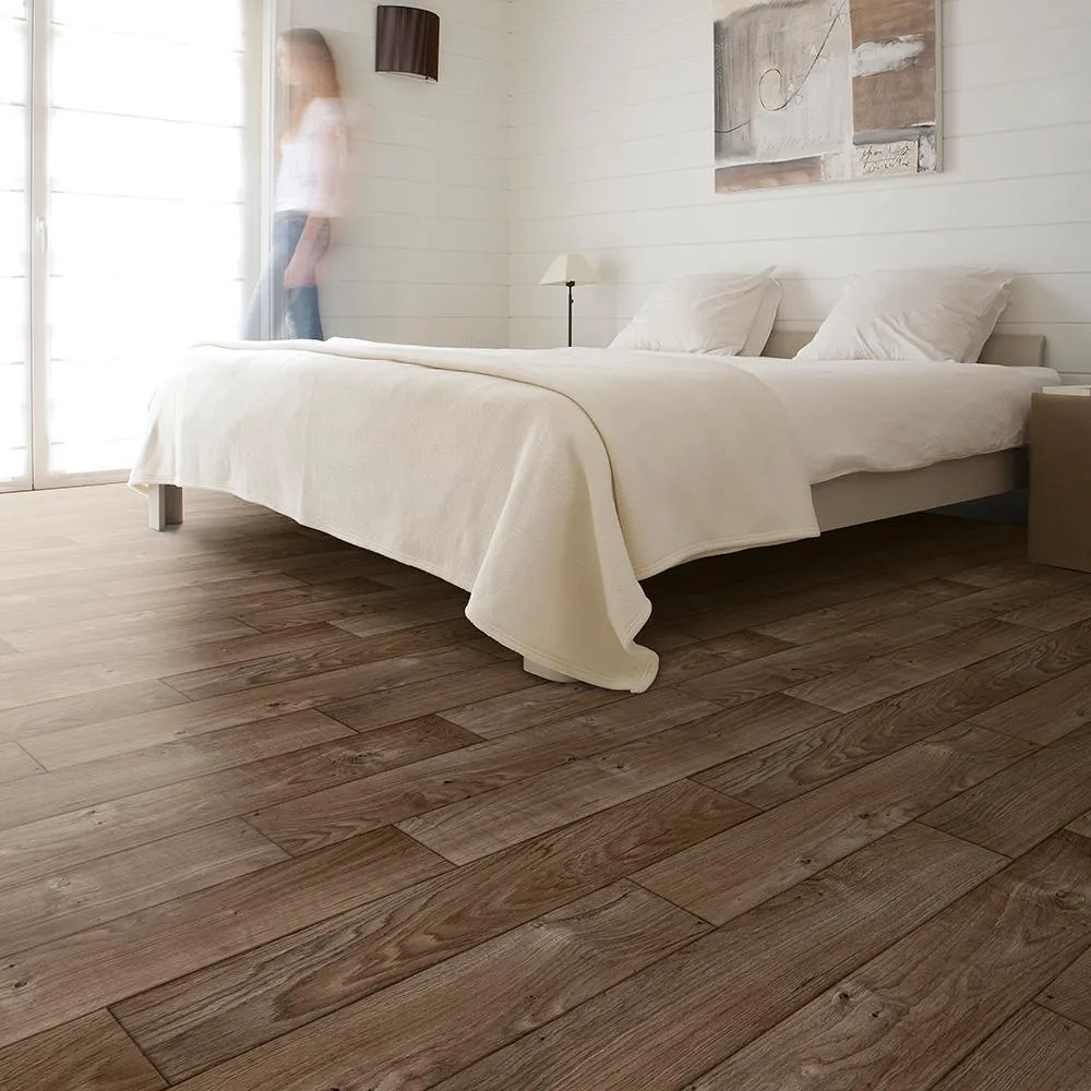 IVC Ash Brown Oak Residential Vinyl Sheet, Sold by 13.2 ft. Wide x Custom Length, photo 2 of 26