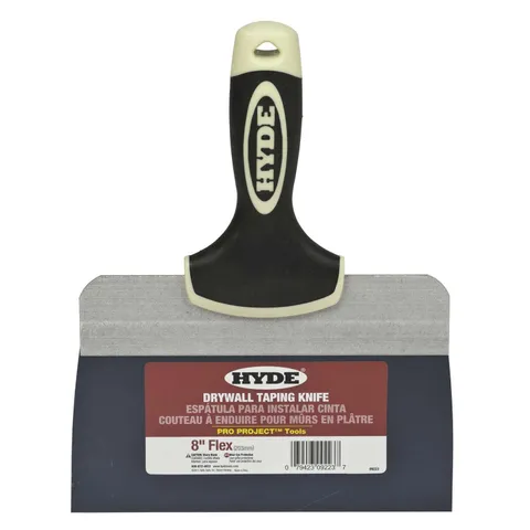 Hyde Pro Project Blue Steel Taping Knife 8 in wide · 10.3 in long