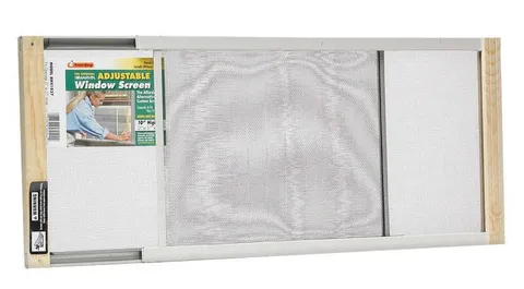 21 37 in. W in. Steel Adjustable Window Screen