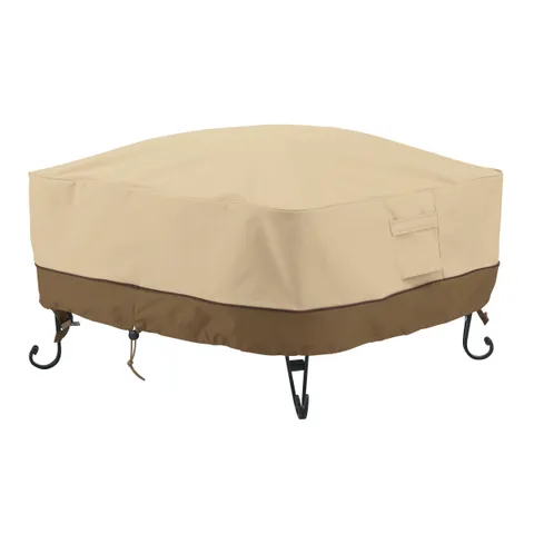 Veranda Water-Resistant 30 Inch Full Coverage Square Fire Pit Cover