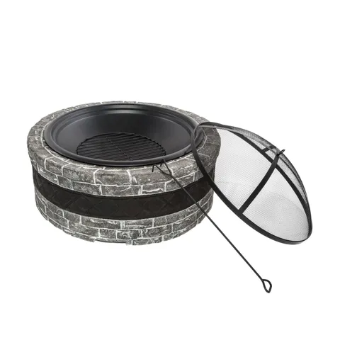 SJFP28-STN-CS Fire Joe 28" Charcoal Gray Fire Pit