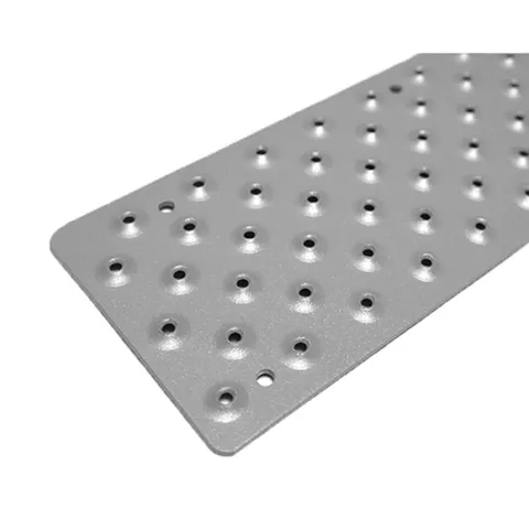 3.75 in wide · 30 in long Powder Coated Gray Aluminum Safety Step Thread Strip