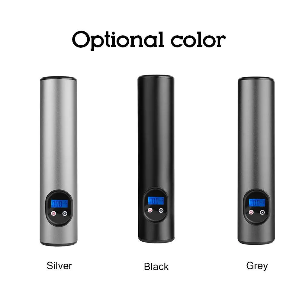 Anself 12V Portable Car Air Pumps Electric Tire Inflator Car Bike Pump Auto Car Wireless Inflatable Pump, photo 2 of 7