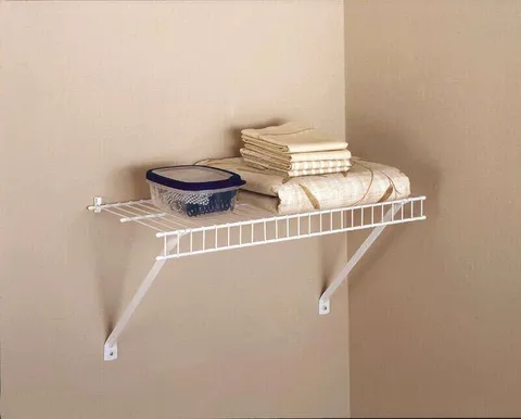 Rubbermaid 24 in high · 12 in wide · 24 in long Steel Linen Shelf Kit 1 pk
