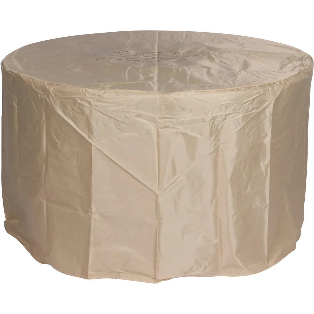 Shine Company Sevilla 35 in. Round Outdoor Fire Pit Table - Stone, photo 2 of 5