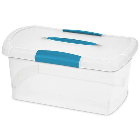 Sterilite 7.125 in high · 9.75 in wide · 15.25 in deep Stackable Storage Box