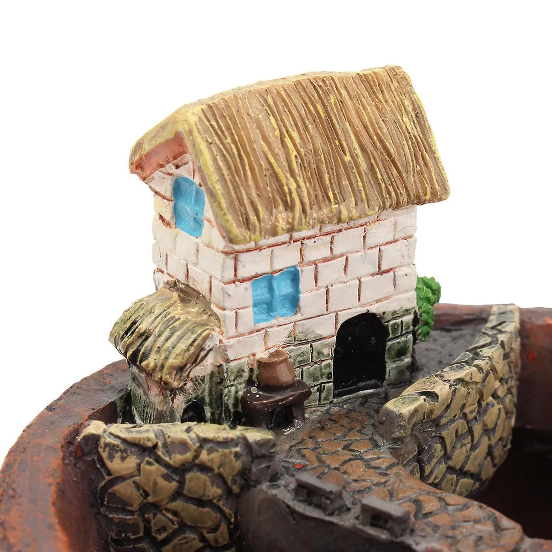 10x12CM Sky Garden Small House Succulent Green Plant Planter Herb Flower Basket Bonsai Pot Home Decor, photo 4 of 8