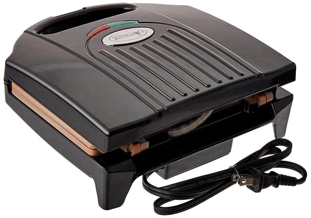 Gotham Steel Sandwich Maker, Toaster and Electric Panini Grill with Ultra Nonstick Copper Surface - Makes 2 Sandwiches in Minutes with Virtually No Clean Up, with Easy Cut Edges and Indicator Lights, photo 3 of 8