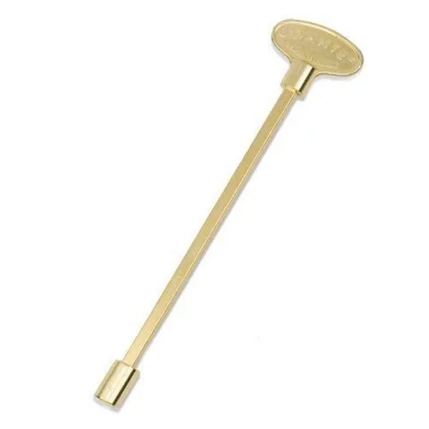 Fireplace 24" Brass Finish Key Universal 1/4" And 5/16" FCPNKY.24.BR